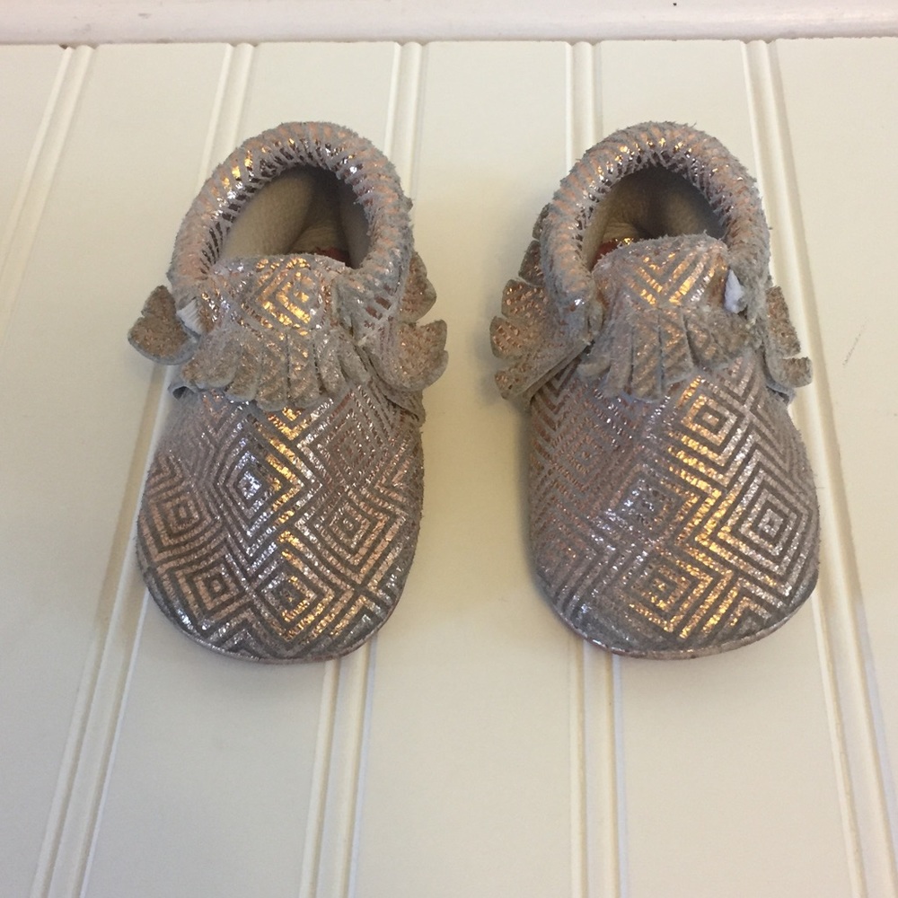 Freshly Picked Geo Rose Moccassins